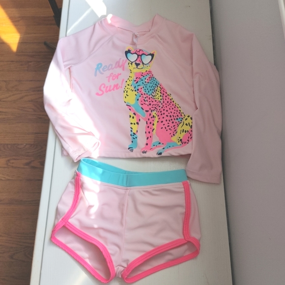 3/$25-Joe Fresh Rash Guard Toddler Swimsuit - Picture 1 of 5